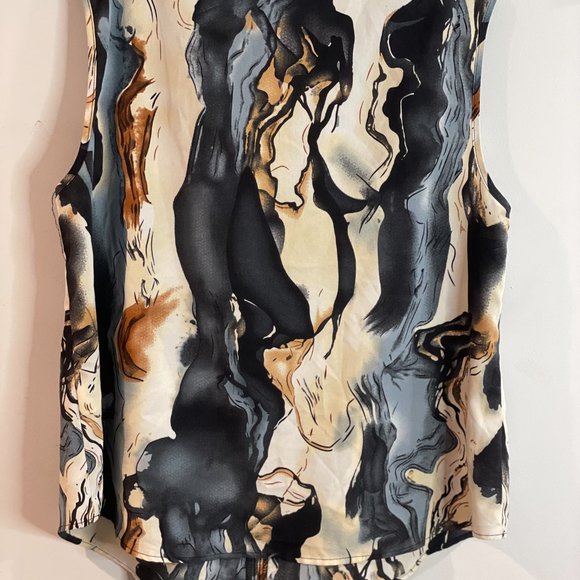 Moosta Curve Women’s Colorful Sleeveless Shirt Dress Blouse 0XL - Picture 13 of 13